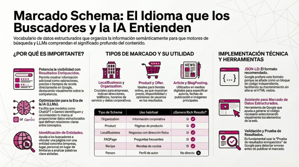 importancia del marcado Schema
